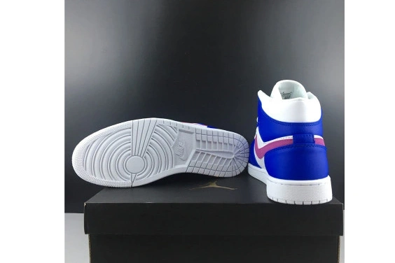 554724-451 1 ROYAL MID HYPER 554724-451 VIOLET-WHITE JORDAN AIR HYPER 0824